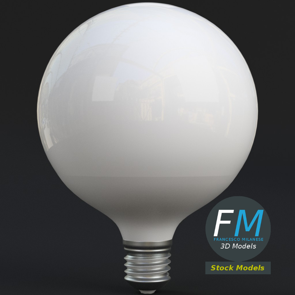 3D-Modell - G95 LED-Globelampe - 01