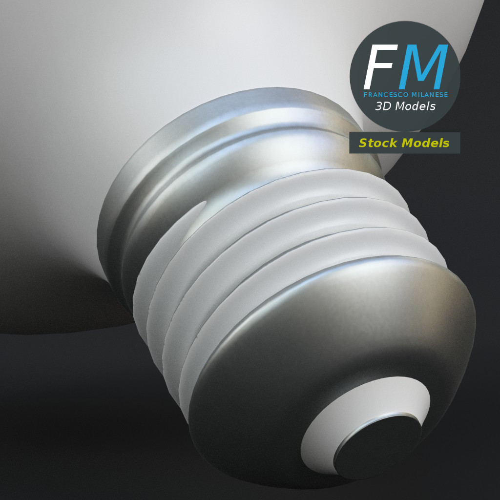 3D-Modell - G95 LED-Globelampe - 04