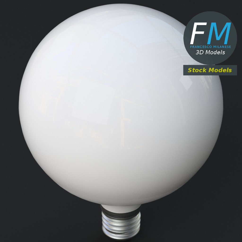 3D-Modell - G95 LED-Globelampe - 05