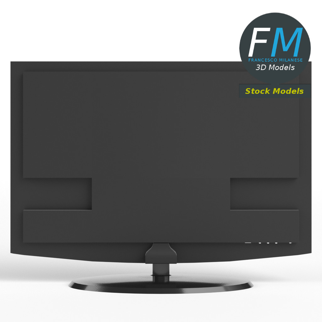3D-Modell - LED-Fernseher - 04