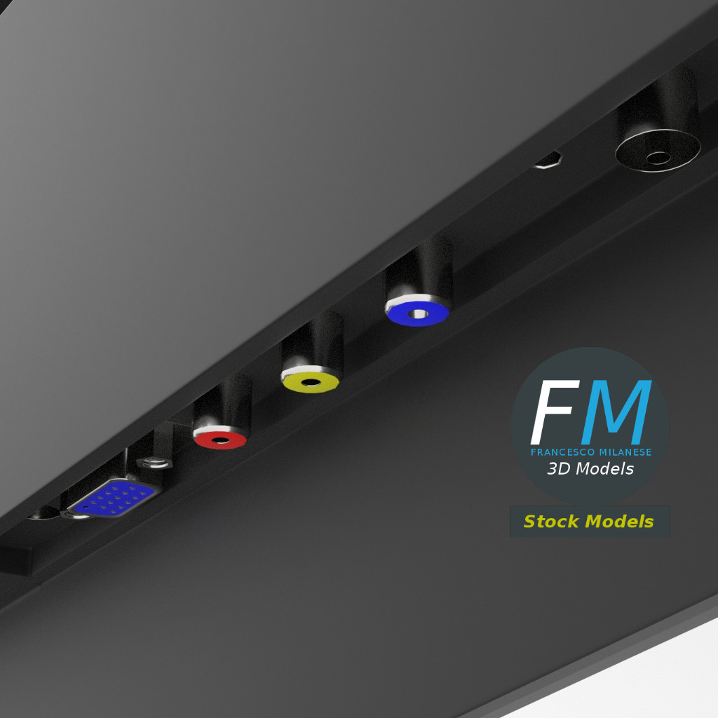 3D-Modell - LED-Fernseher - 05
