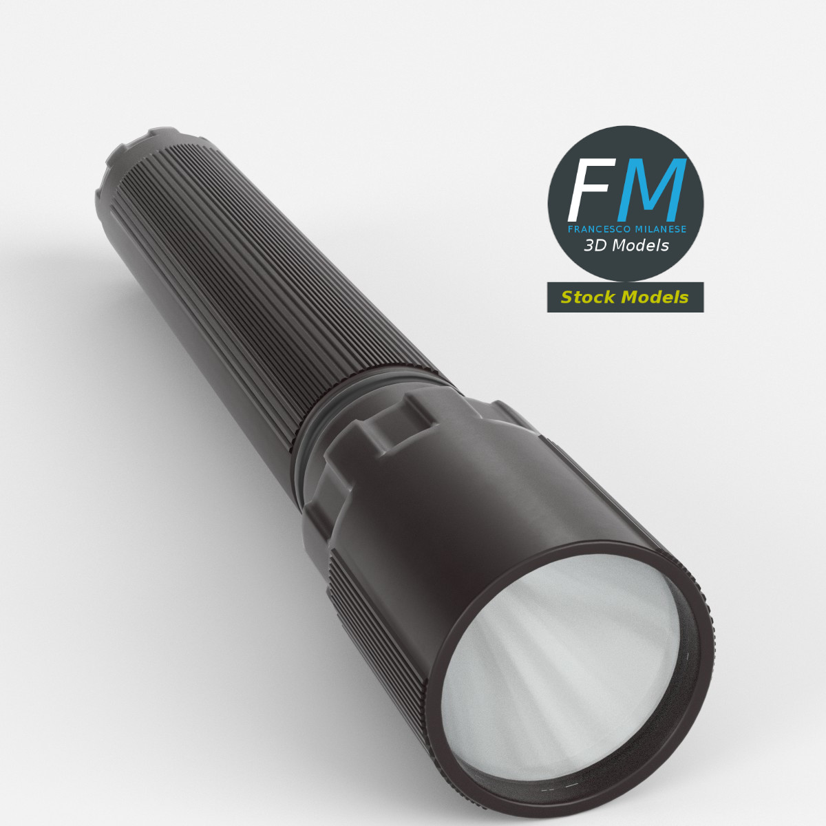 3D-Modell - LED-Taschenlampe - 01