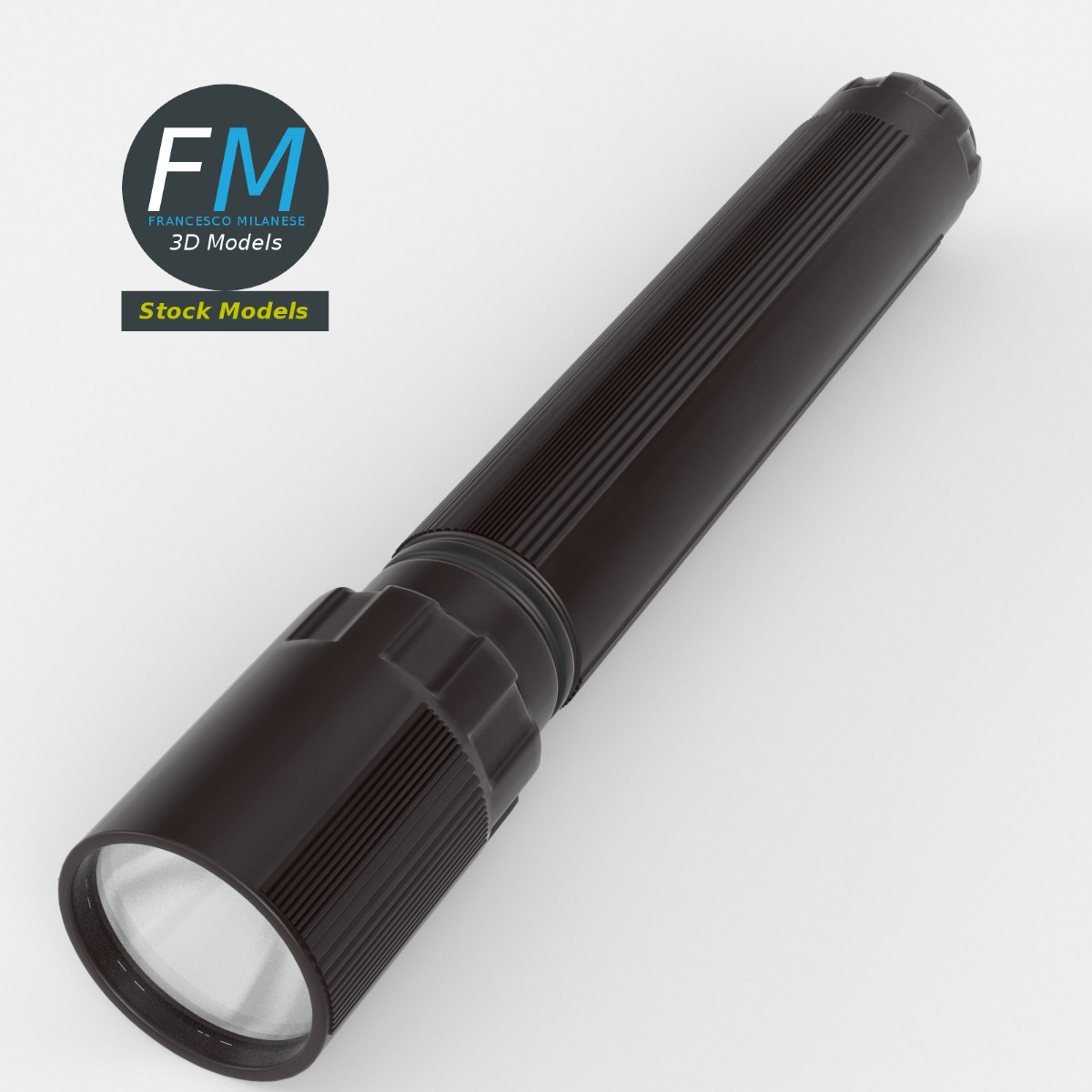 3D-Modell - LED-Taschenlampe - 02