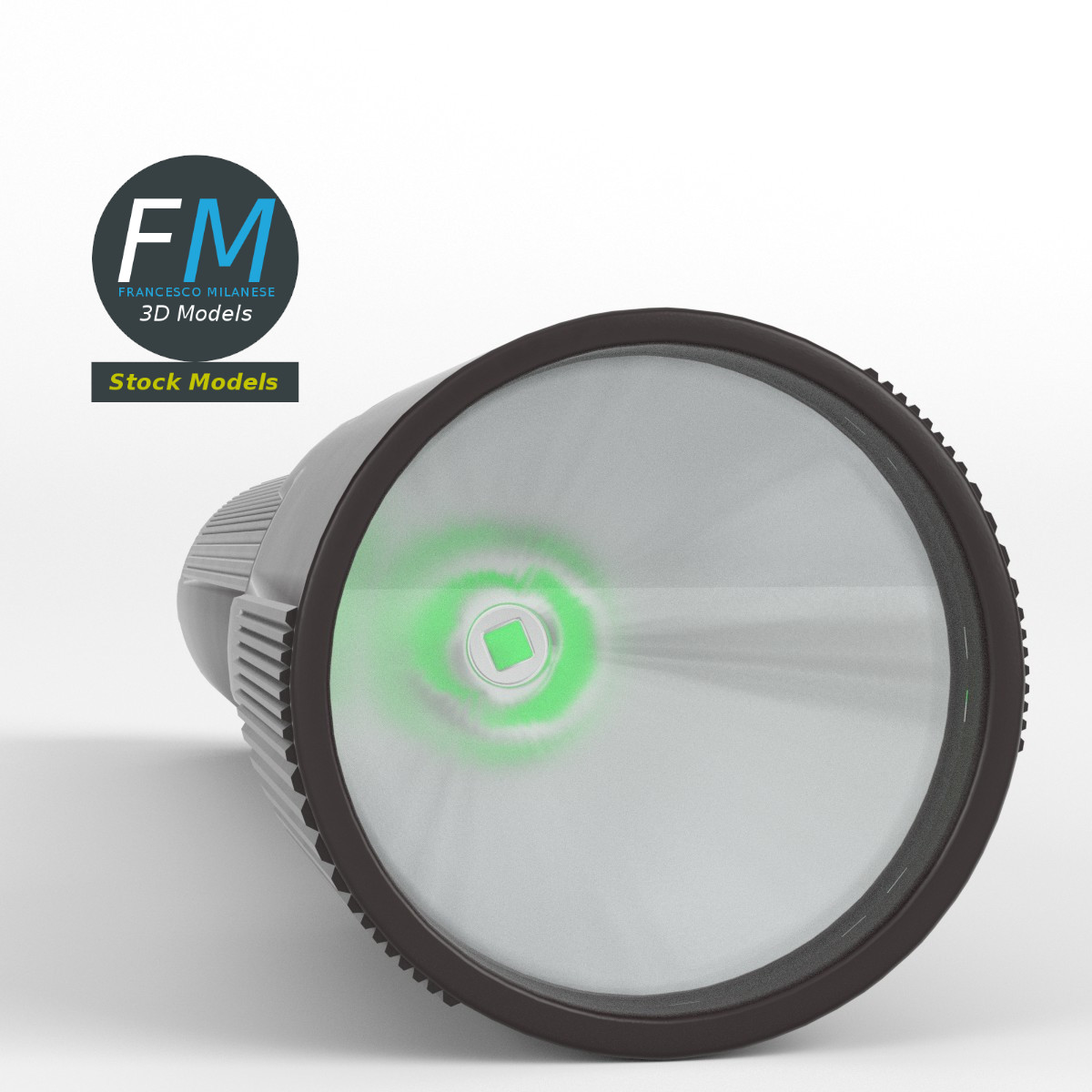 3D-Modell - LED-Taschenlampe - 03