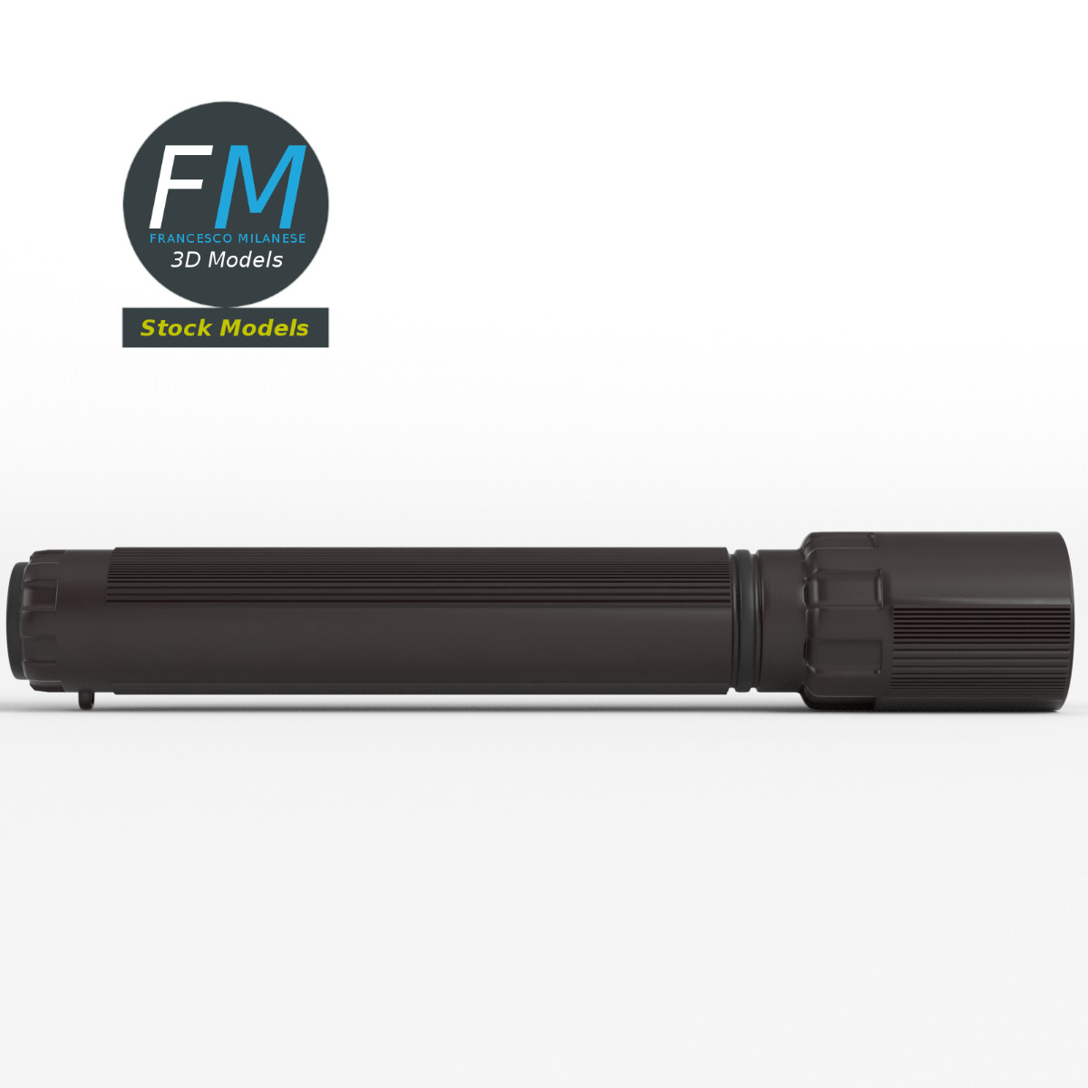 3D-Modell - LED-Taschenlampe - 04