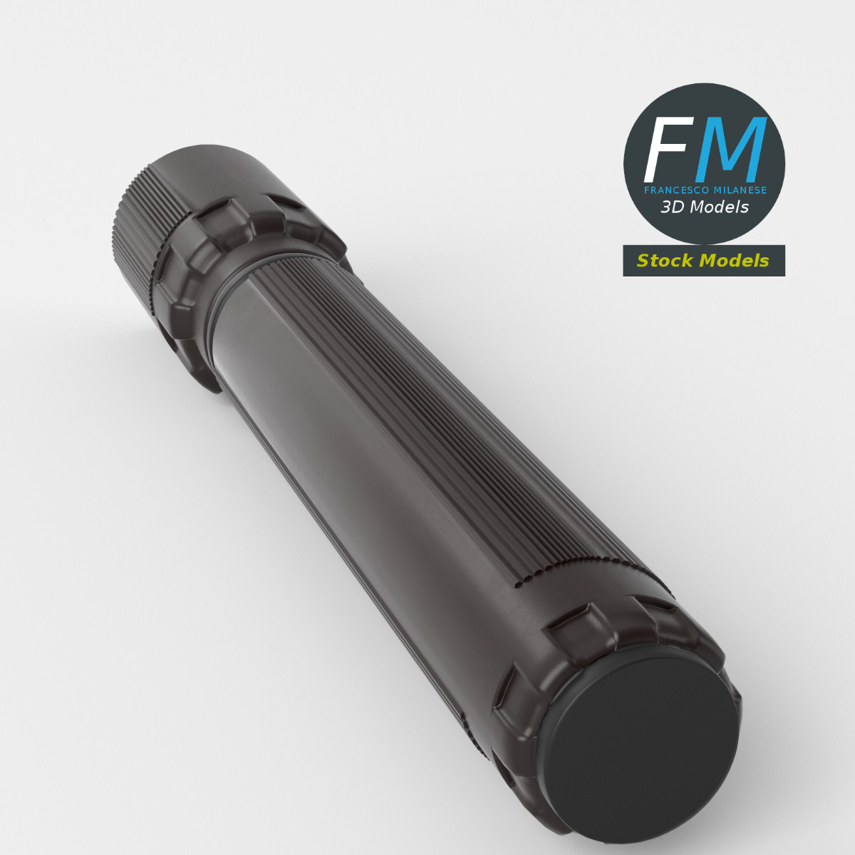 3D-Modell - LED-Taschenlampe - 05