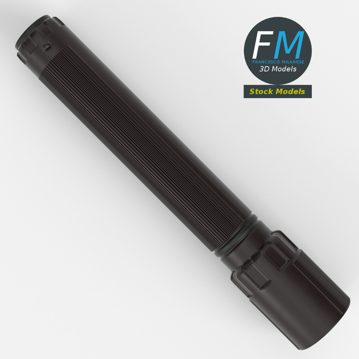 3D-Modell - LED-Taschenlampe - 06
