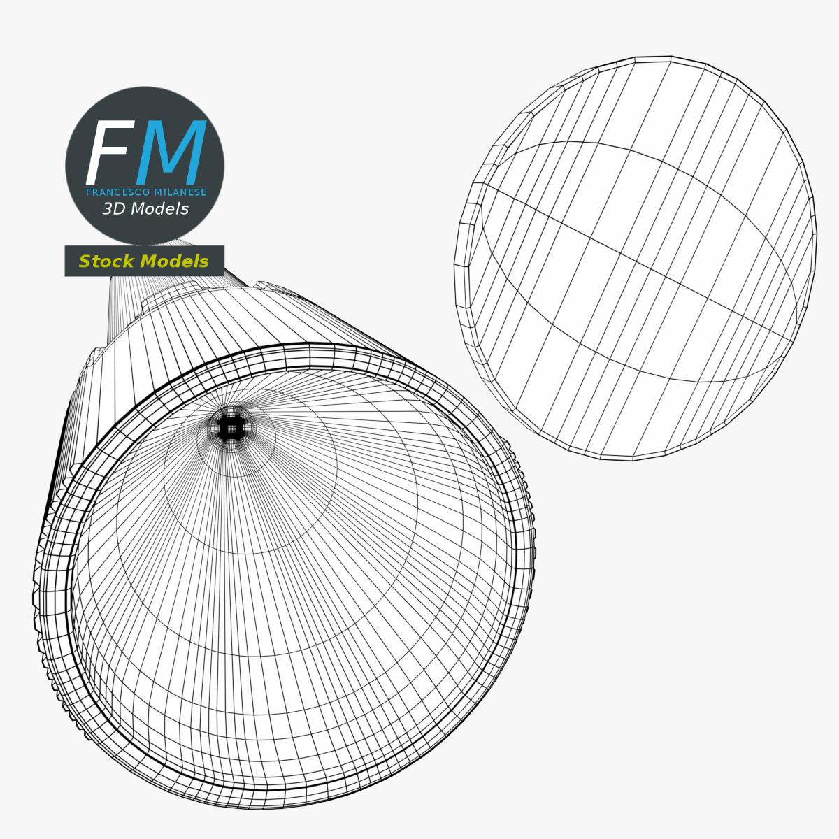 3D-Modell - LED-Taschenlampe - 07