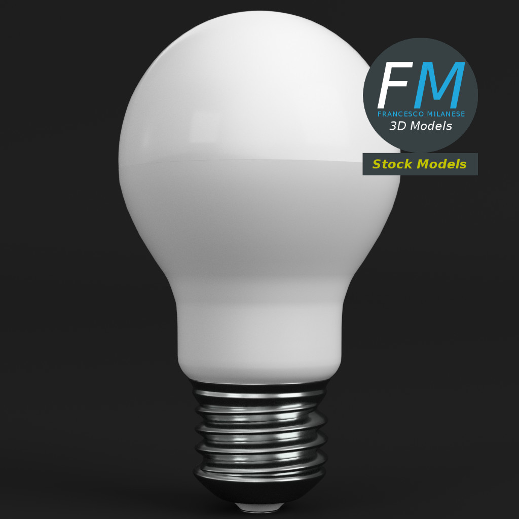 3D-Modell - LED-Glühbirne - 03