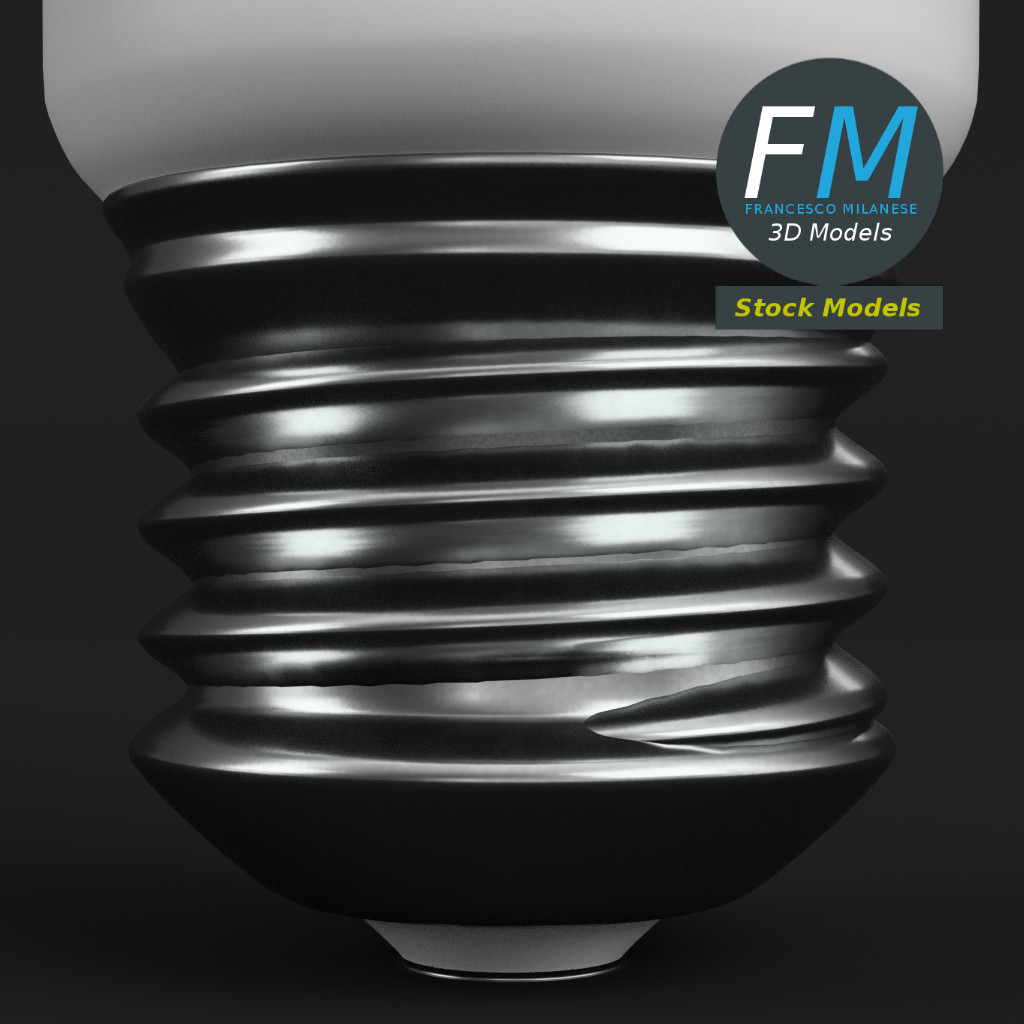 3D-Modell - LED-Glühbirne - 04