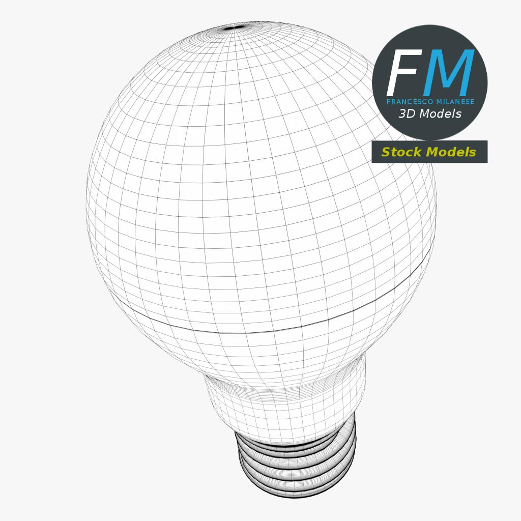 3D-Modell - LED-Glühbirne - 07