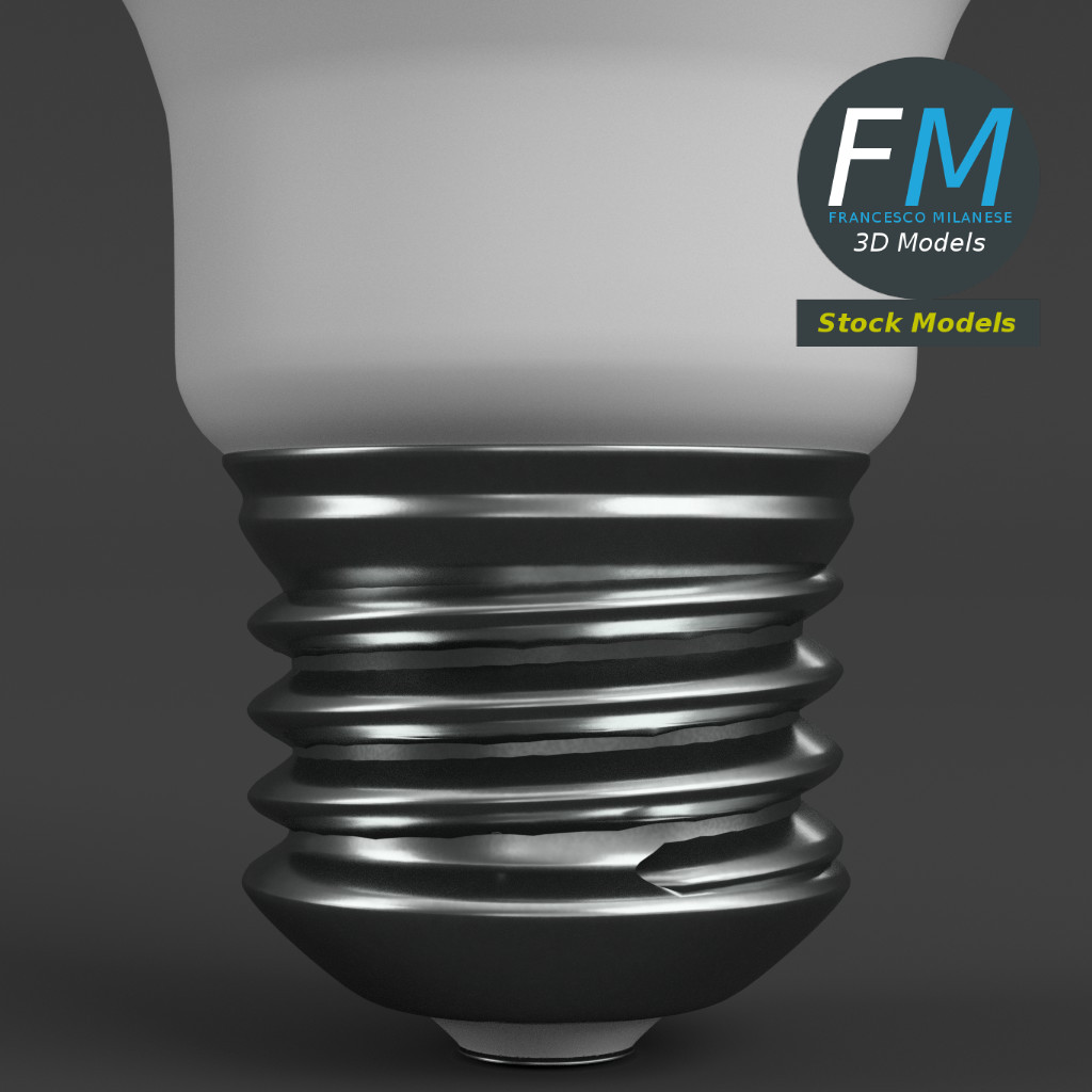 3D-Modell - LED-Glühbirne - 04