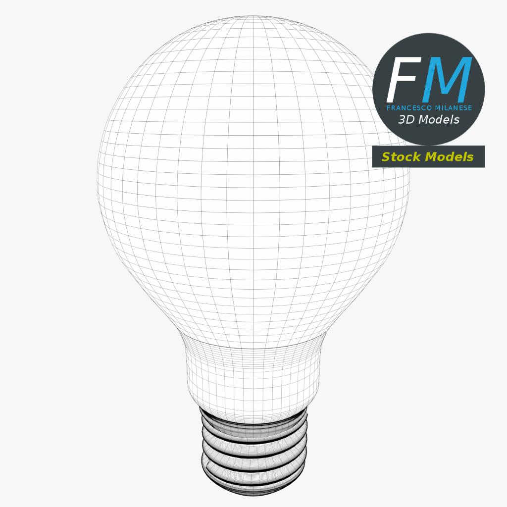 3D-Modell - LED-Glühbirne - 07