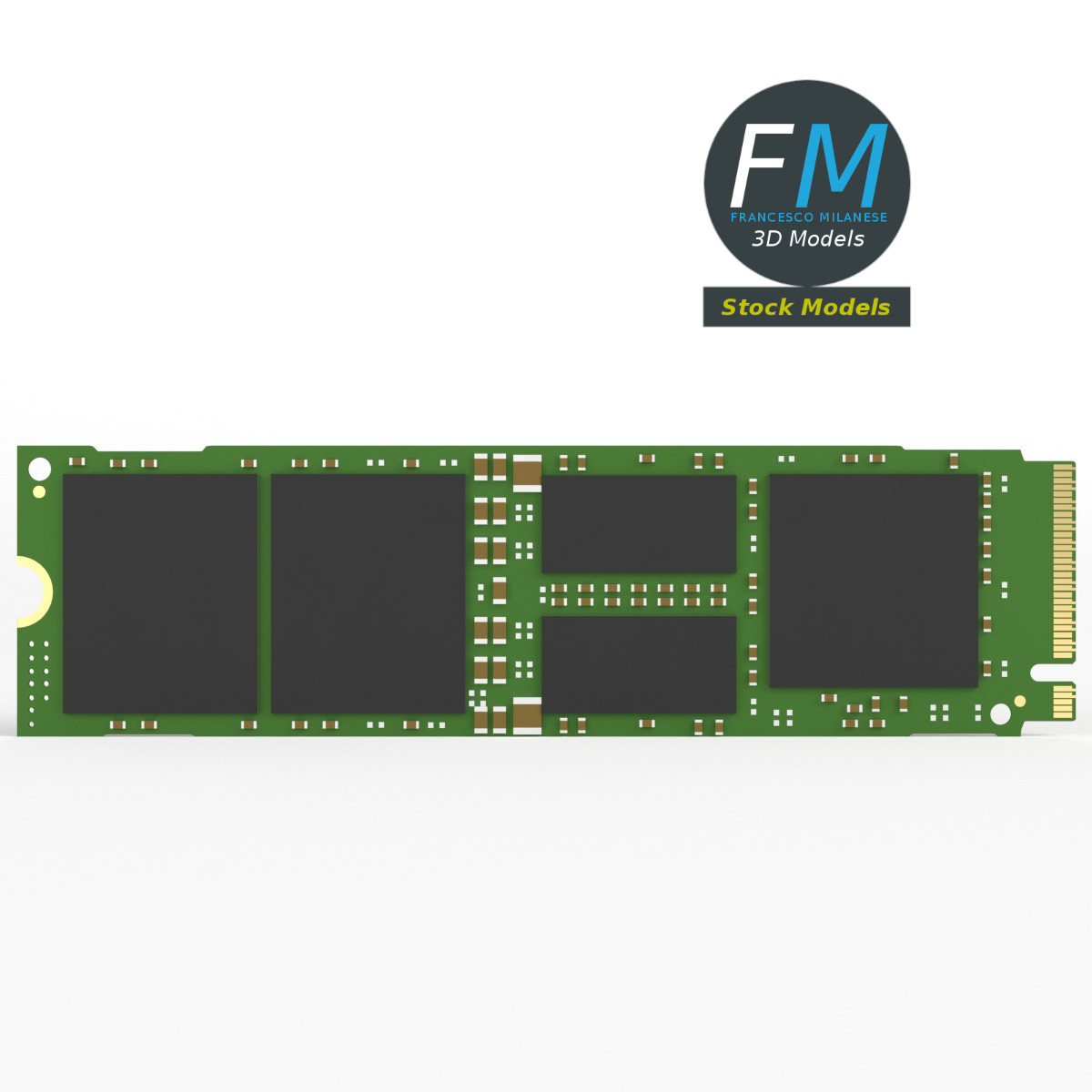 3D-Modell - Interne M.2 SSD - 03