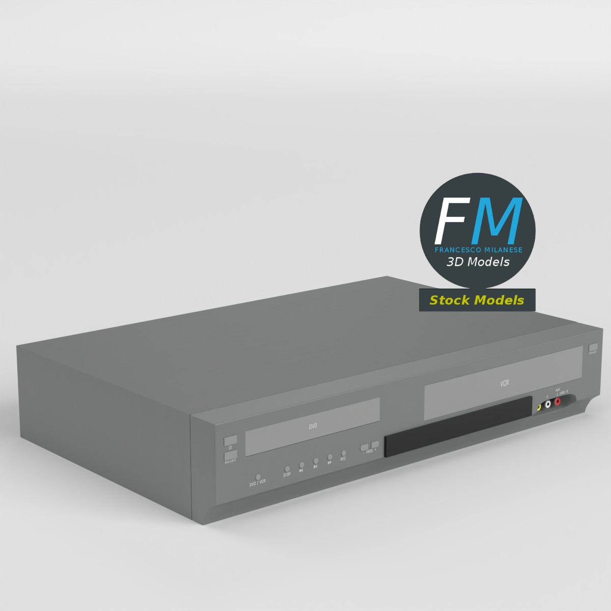 3D-Modell - DVD- und Videorekorder - 01