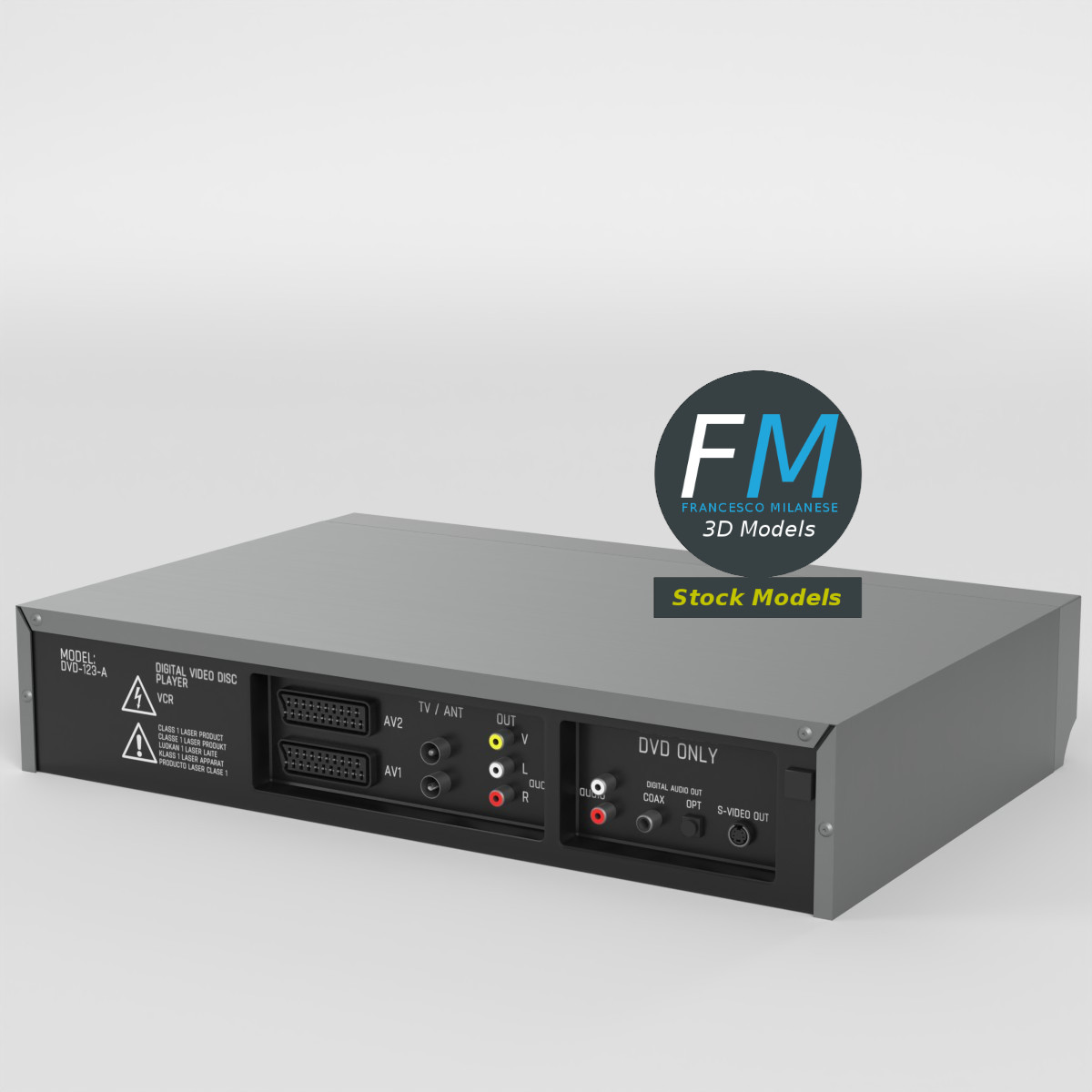 3D-Modell - DVD- und Videorekorder - 02