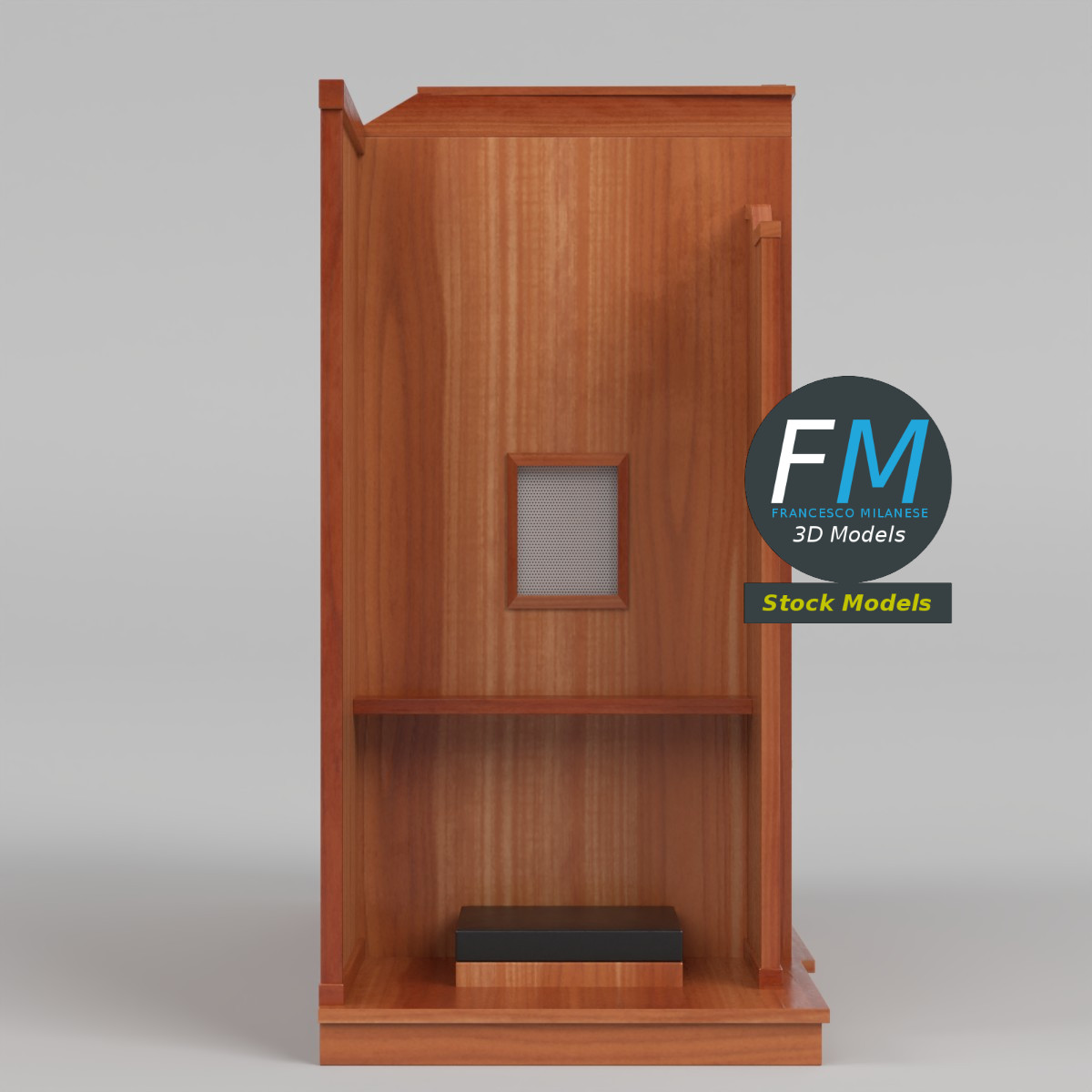 3D Model - Confessional - 04