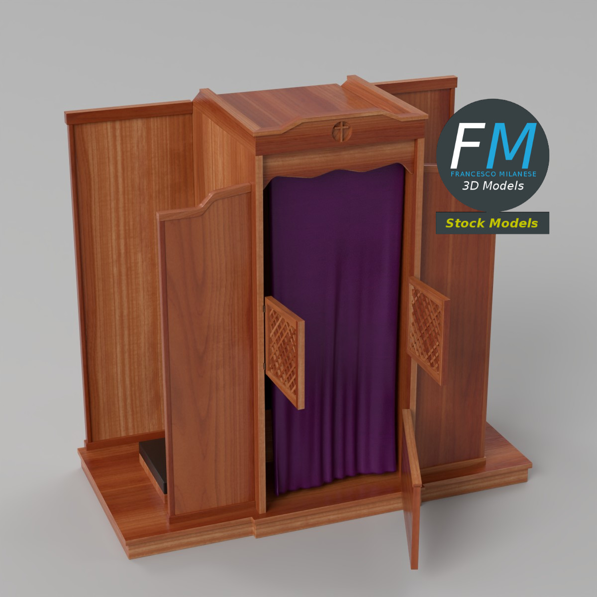 3D Model - Confessional - 05