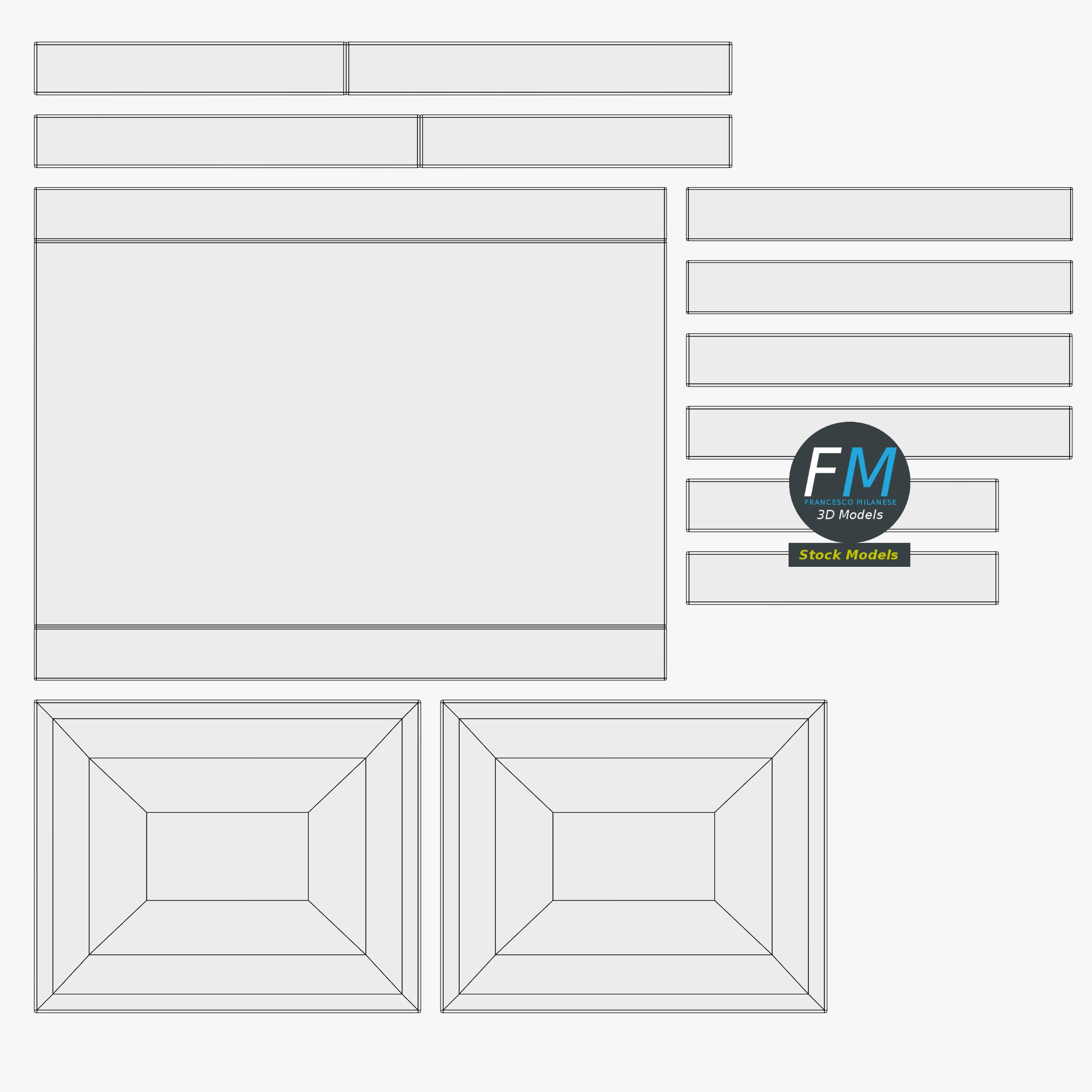 3D Model - Confessional - 15 3D Model - Confessional - 15