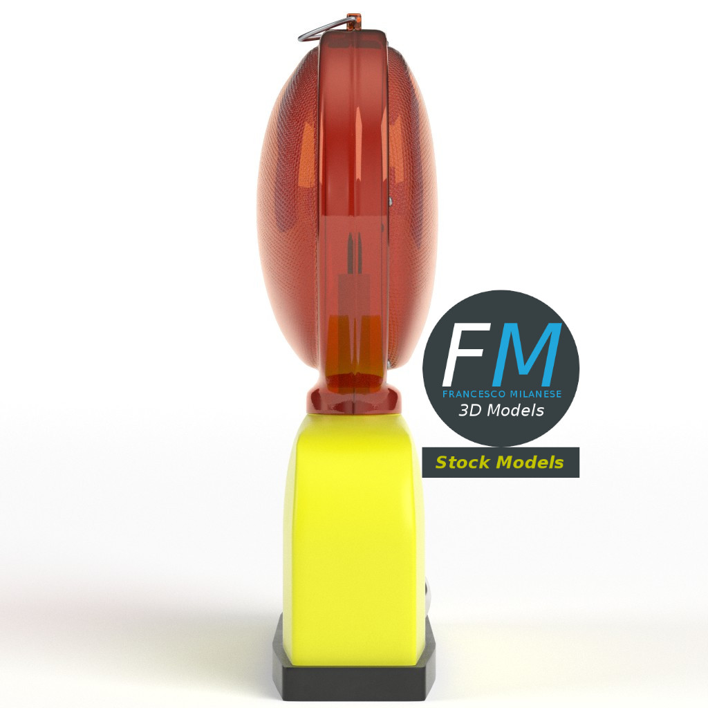 3D-Modell - Baustellenleuchte - 04