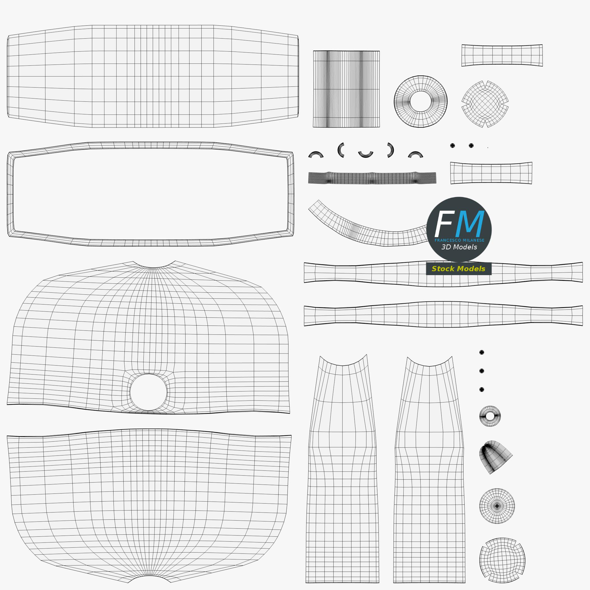 3D-Modell - Baustellenleuchte - 11