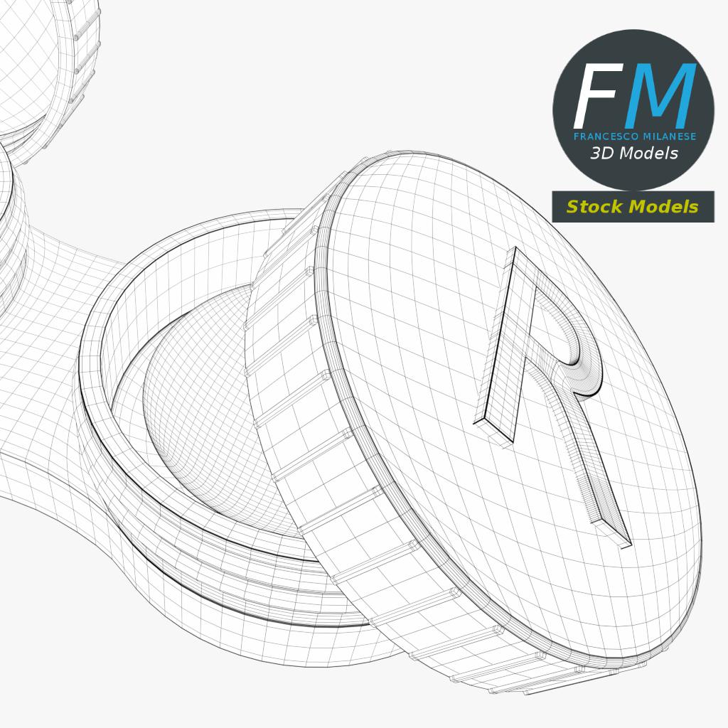 3D-Modell - Kontaktlinsen mit Aufbewahrungsbehälter - 08