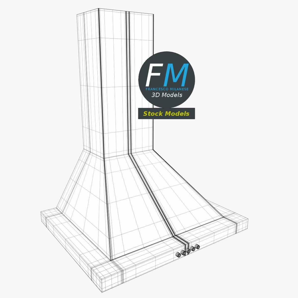 3D-Modell - Dunstabzugshaube - 08