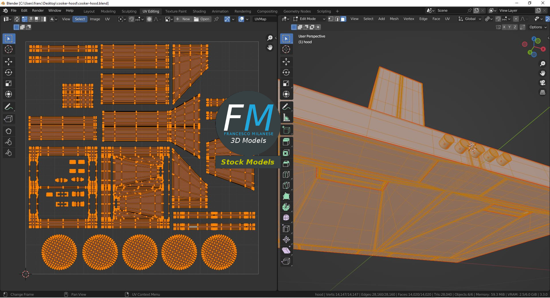 3D-Modell - Dunstabzugshaube - 10