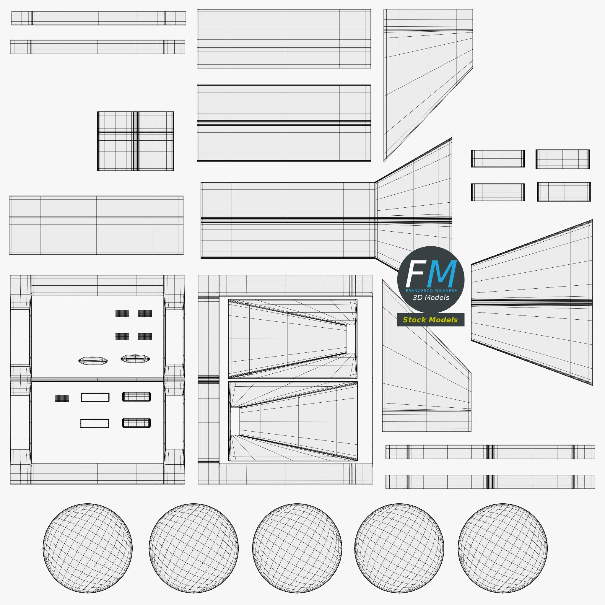3D-Modell - Dunstabzugshaube - 11 3D-Modell - Dunstabzugshaube - 11