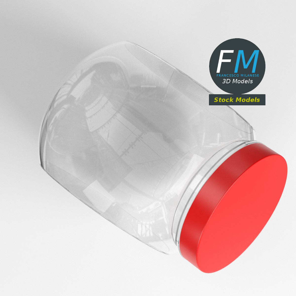 3D-Modell - Keksdose mit Seitenöffnung - 06