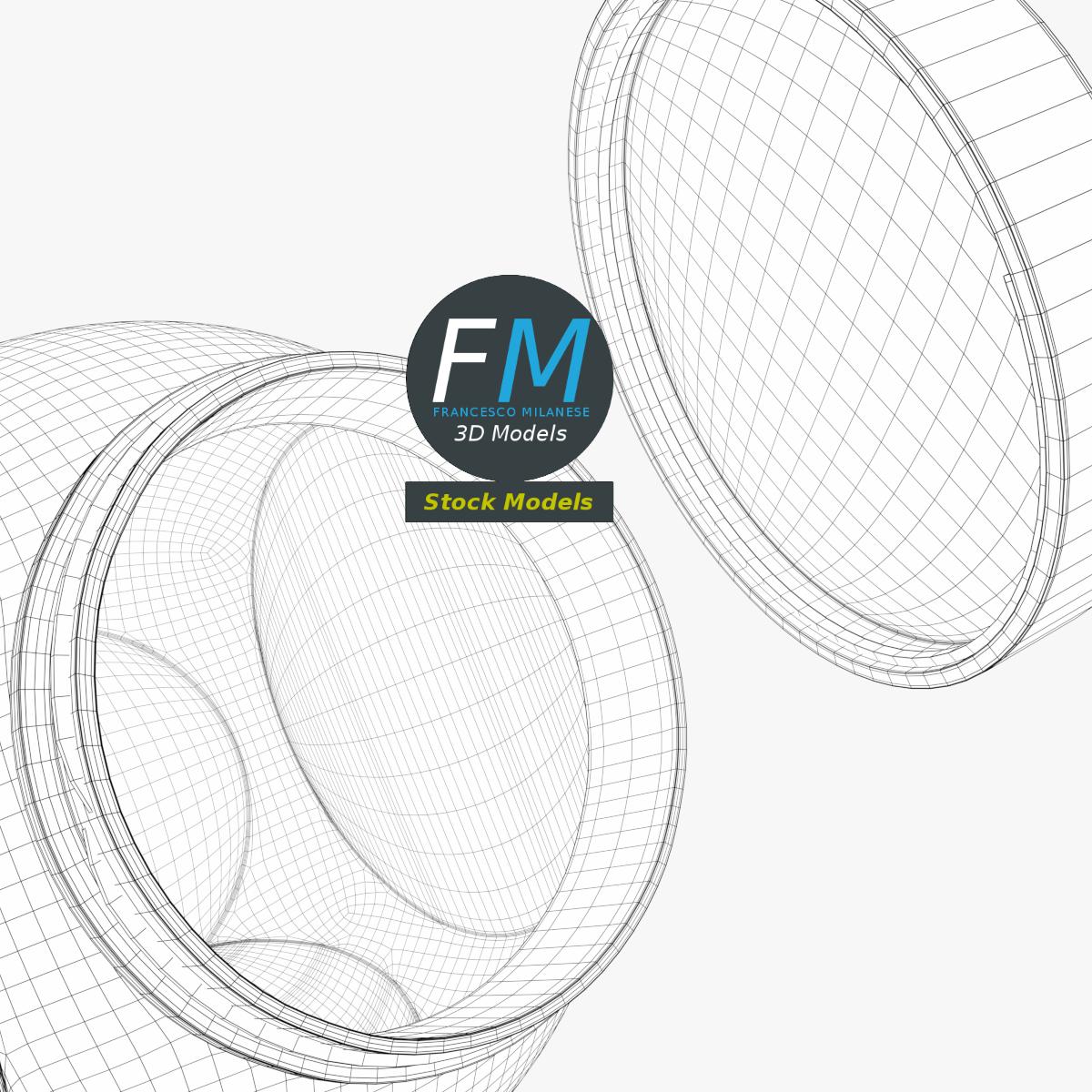 3D-Modell - Keksdose mit Seitenöffnung - 08