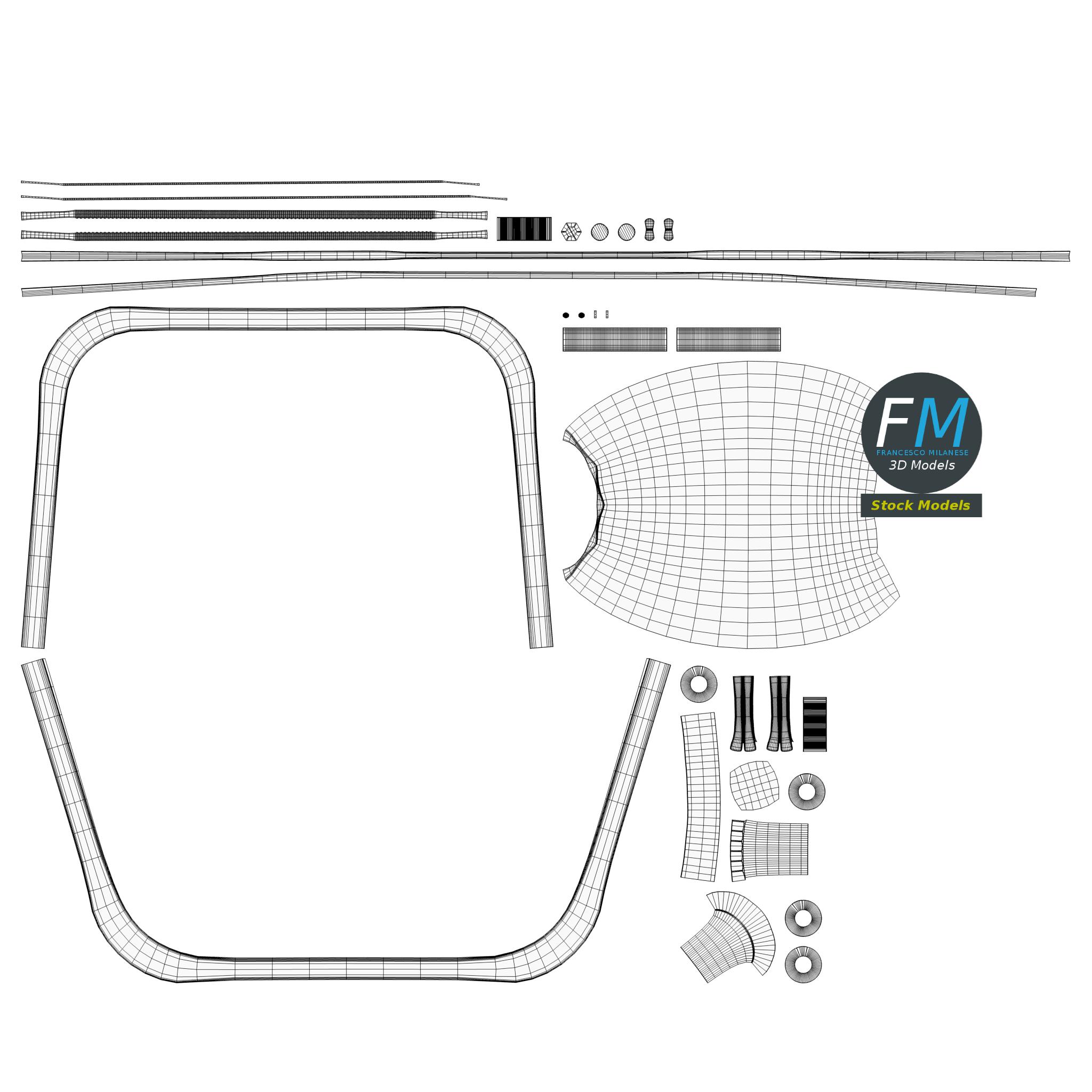 3D-Modell - Laubsäge - 11 3D-Modell - Laubsäge - 11