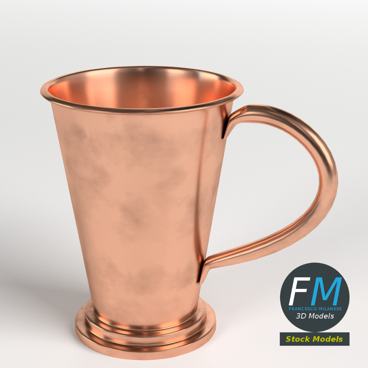 3D-Modell - Kupferbecher - 01