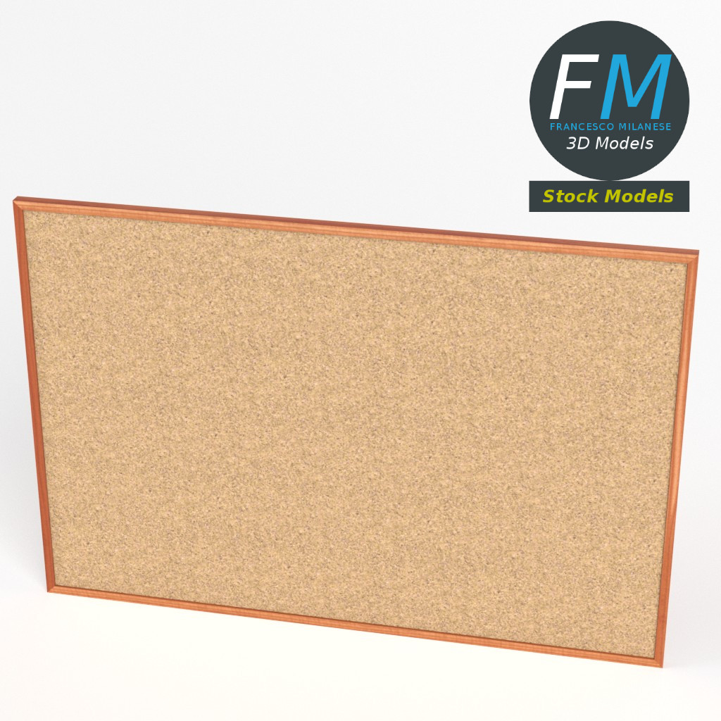 3D-Modell - Korktafel - 02