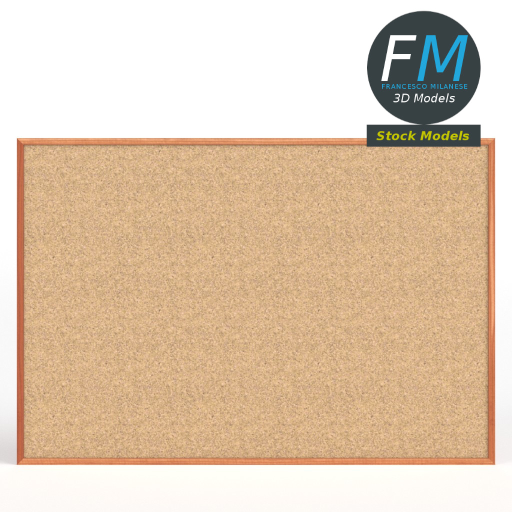 3D-Modell - Korktafel - 03