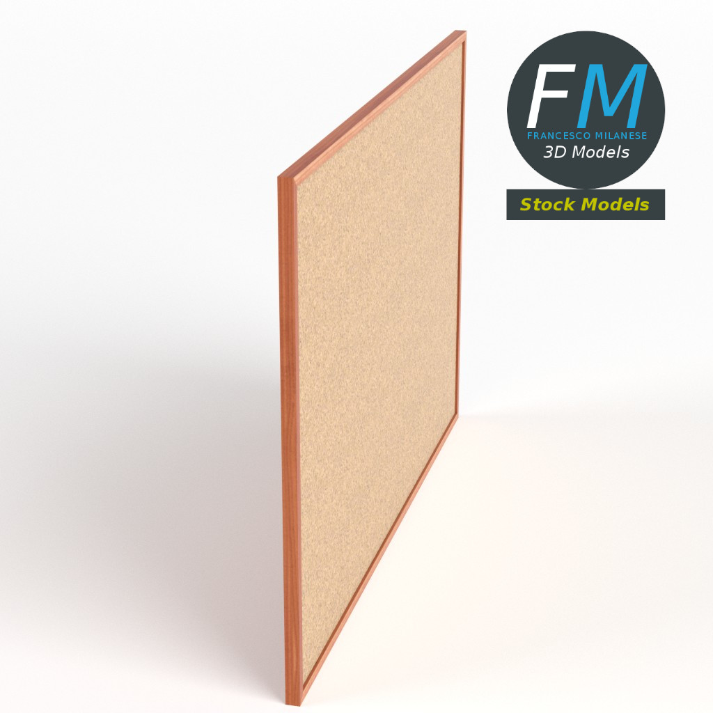 3D-Modell - Korktafel - 04