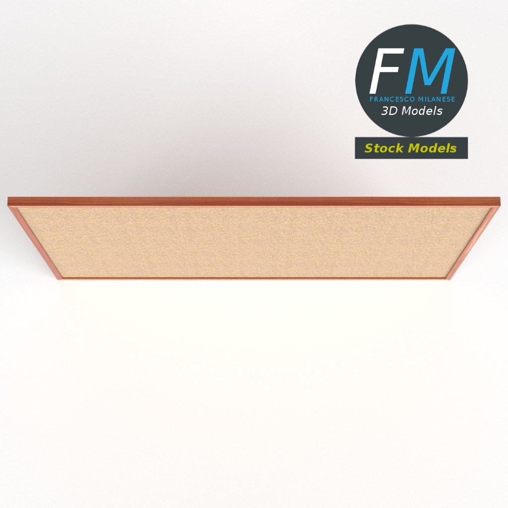 3D-Modell - Korktafel - 06