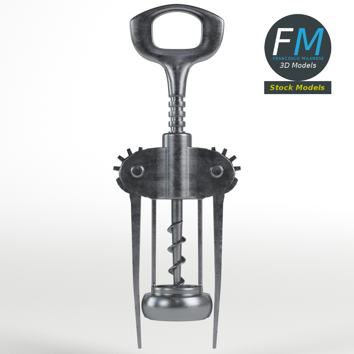 3D-Modell - Korkenzieher - 01