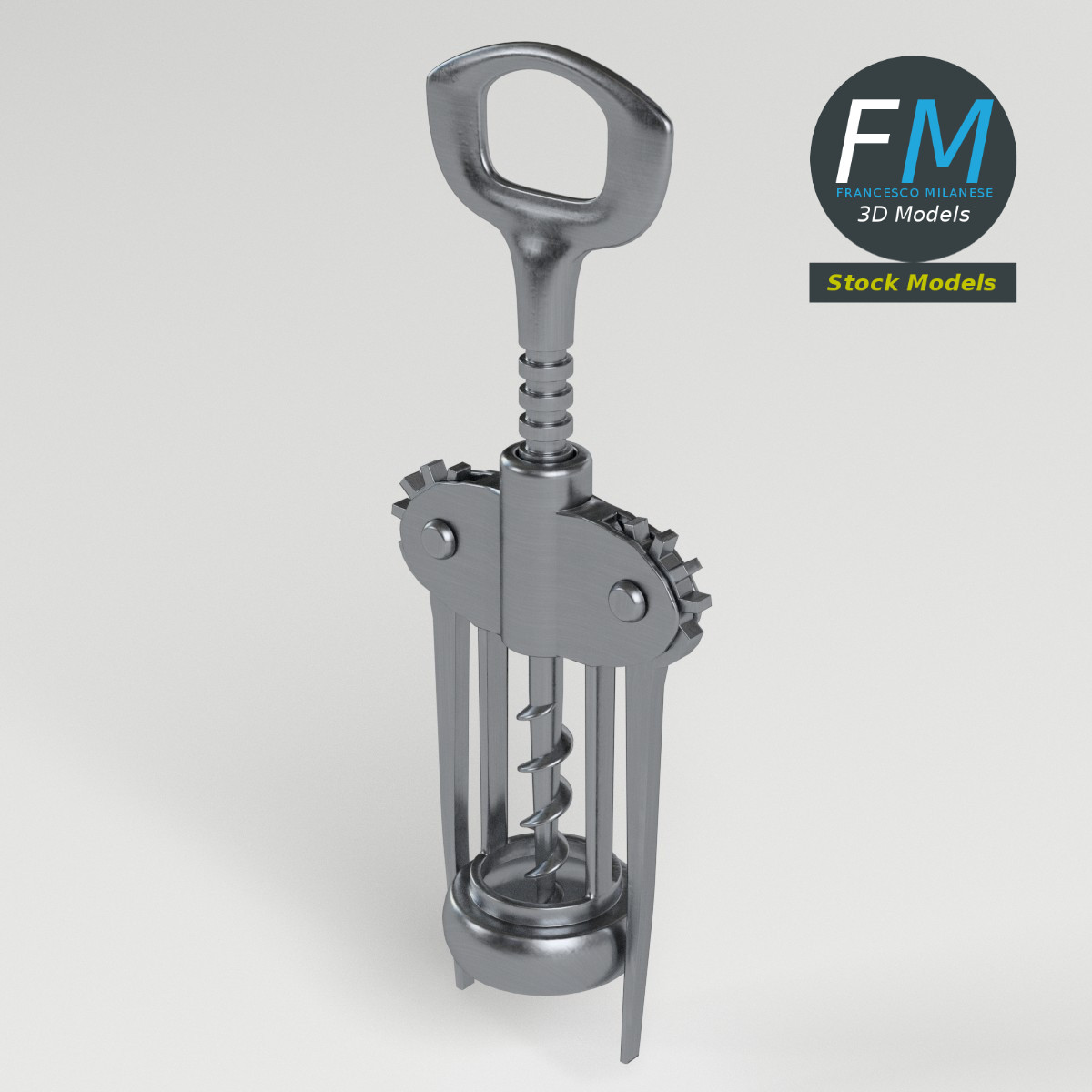 3D-Modell - Korkenzieher - 02