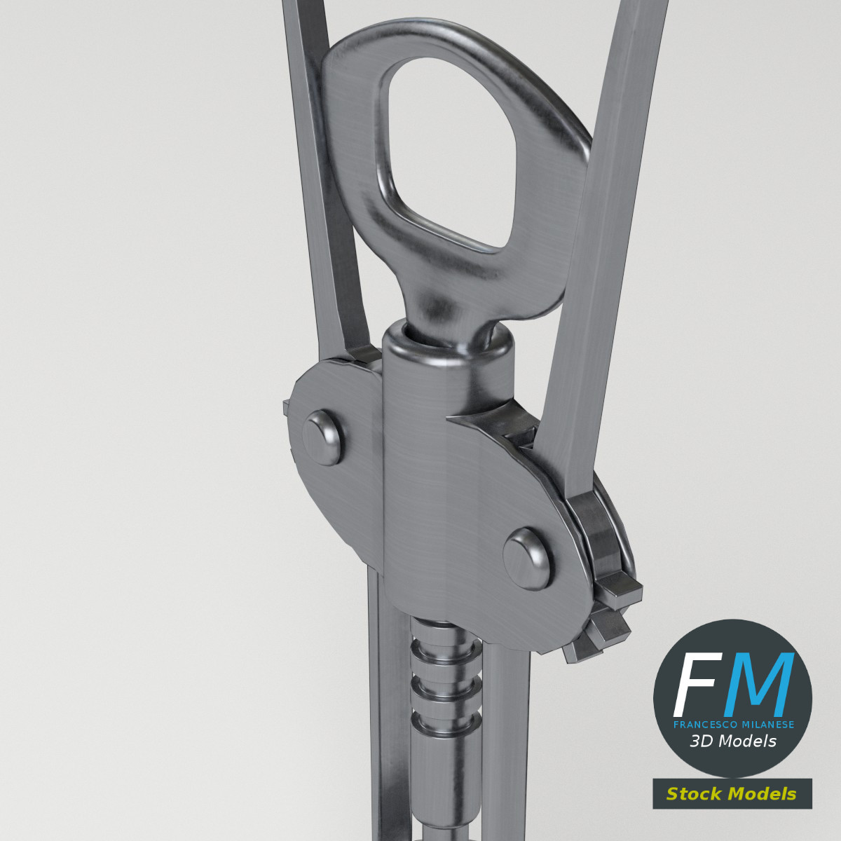 3D-Modell - Korkenzieher - 04