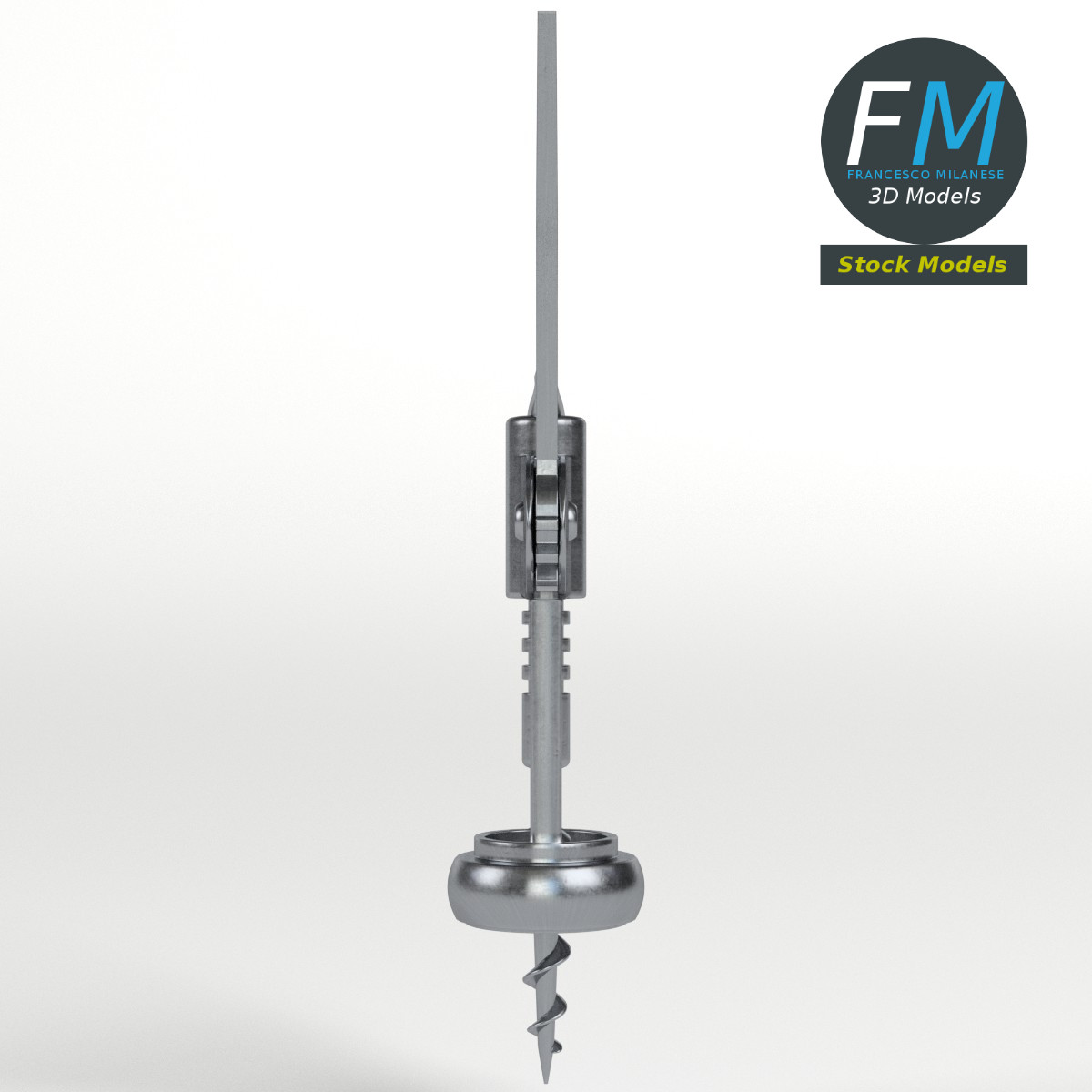3D-Modell - Korkenzieher - 05
