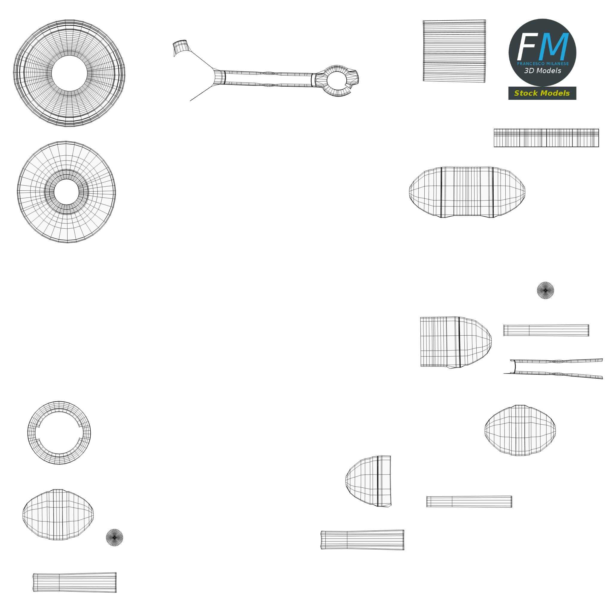 3D-Modell - Korkenzieher - 11
