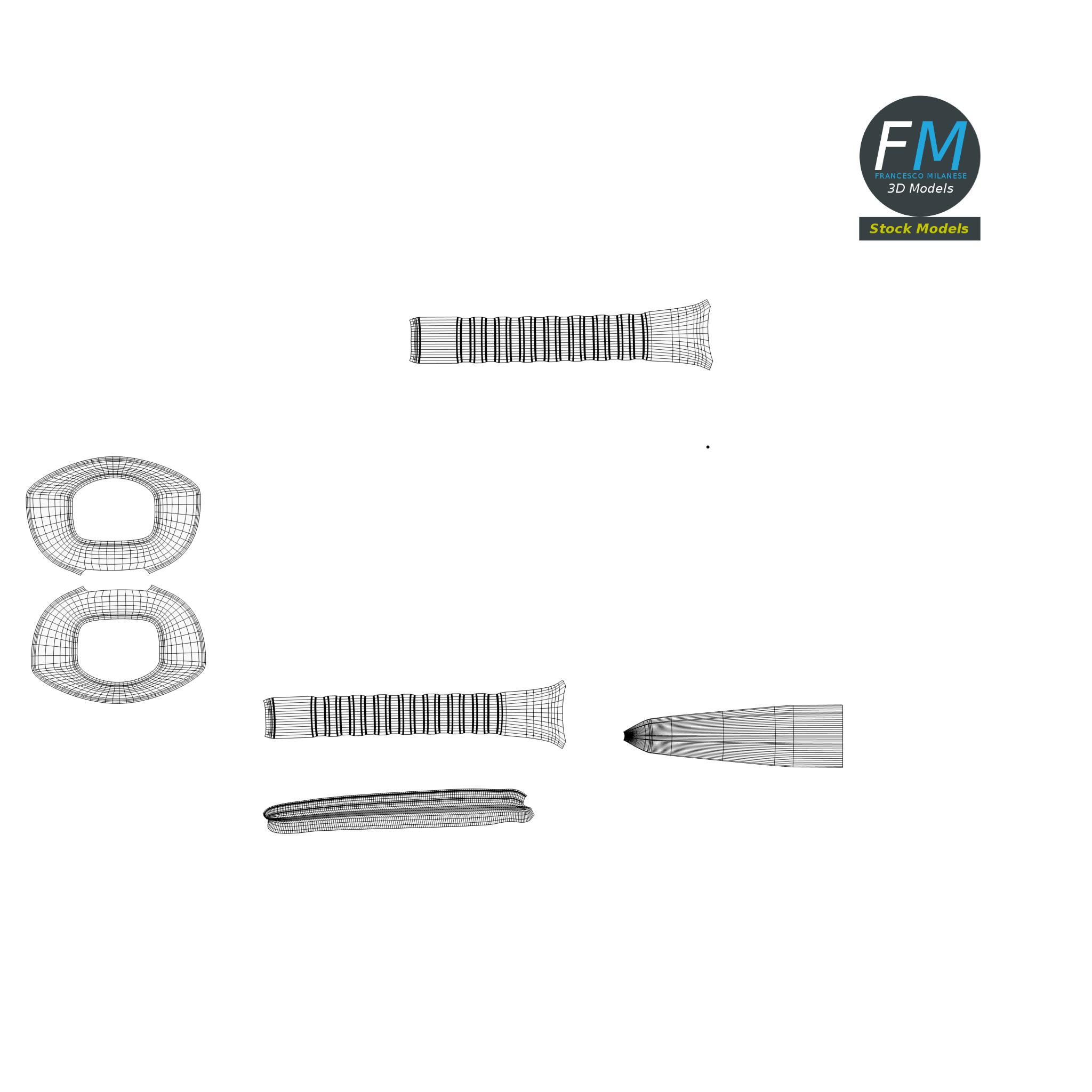 3D-Modell - Korkenzieher - 14 3D-Modell - Korkenzieher - 14