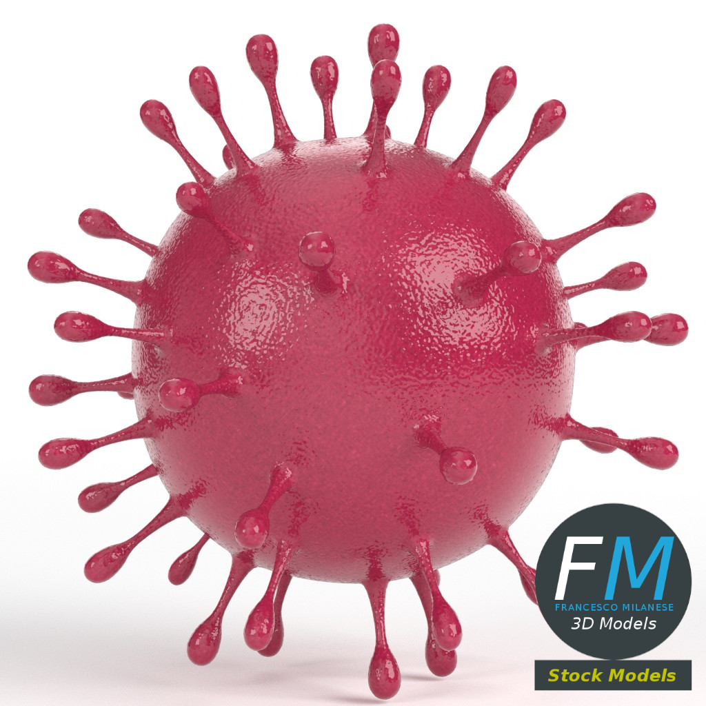 3D-Modell - Coronavirus - 01