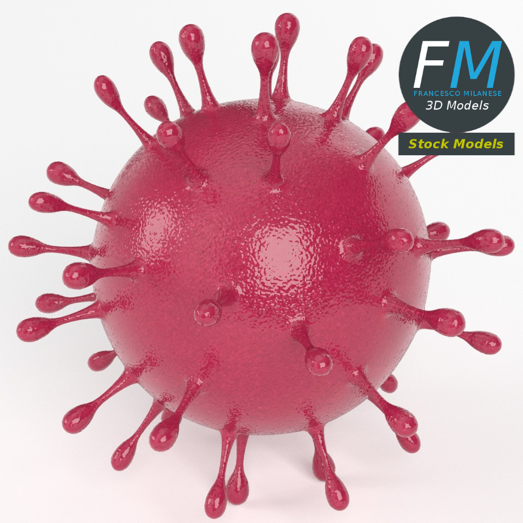 3D-Modell - Coronavirus - 02