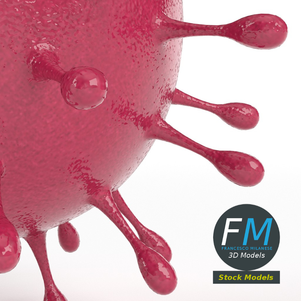 3D-Modell - Coronavirus - 04