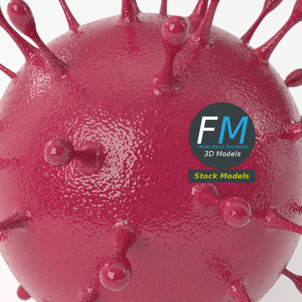 3D-Modell - Coronavirus - 05