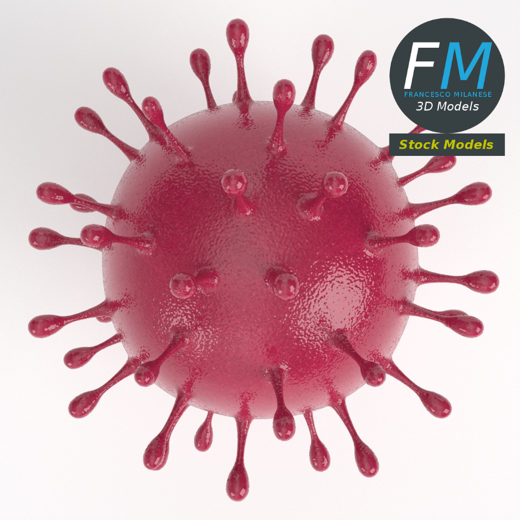 3D-Modell - Coronavirus - 06