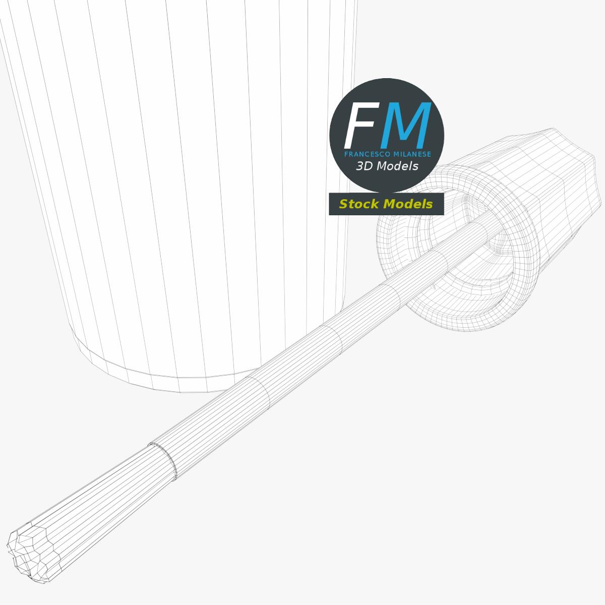3D-Modell - Korrekturflüssigkeit - 08
