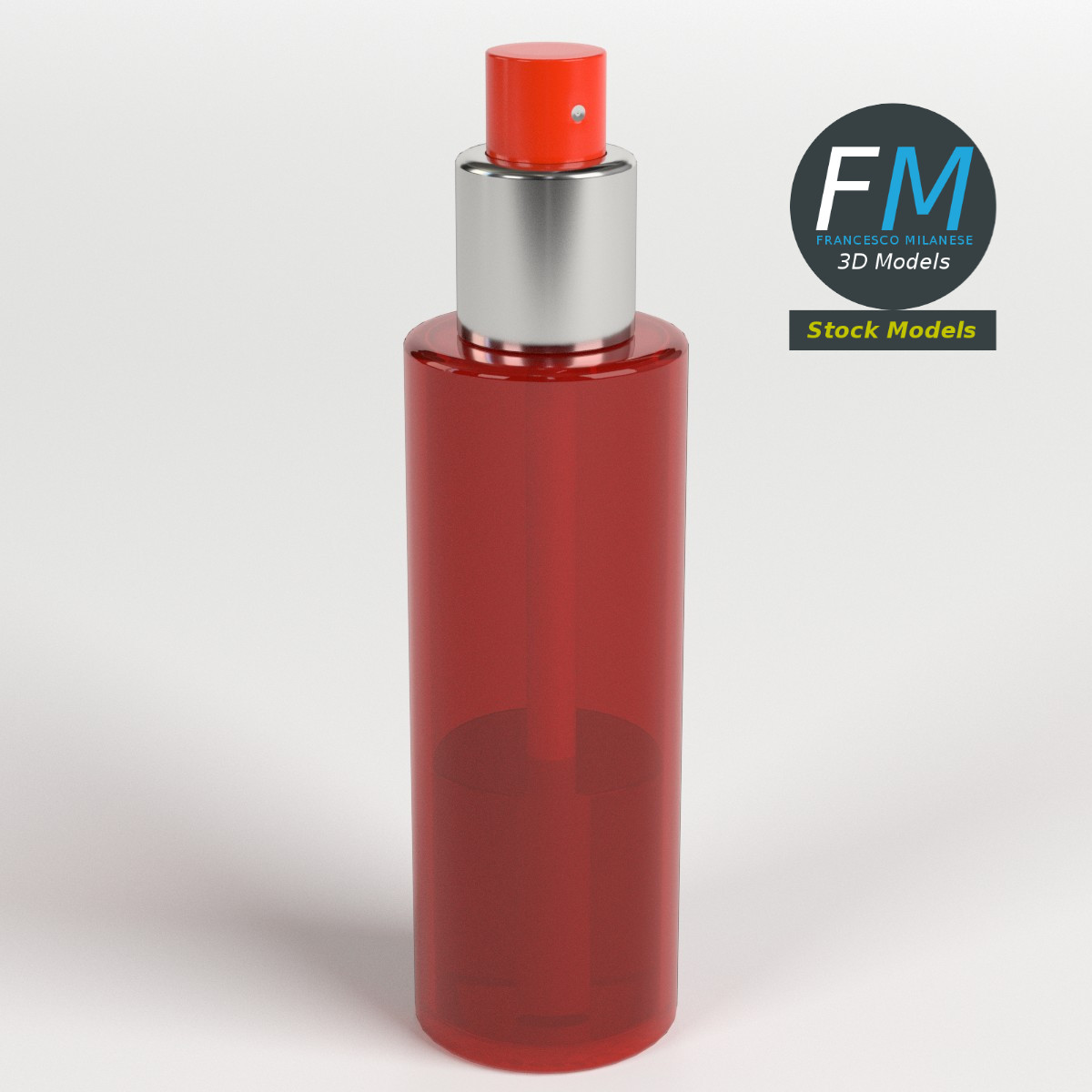 3D-Modell - Kosmetik-Sprühflasche - 01